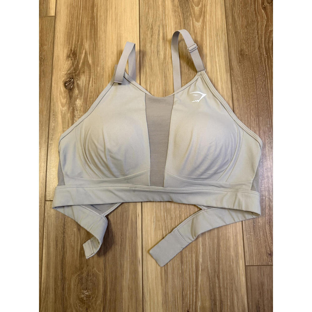 New in OG Bag Gymshark Women's Mesh Neckline Sports Bra High Support Size Large